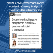 Świadectwo charakterystyki energetycznej budynków