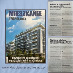 Dwa artykuły w magazynie „Mieszkanie i Wspólnota” (kwiecień–maj 2025)
