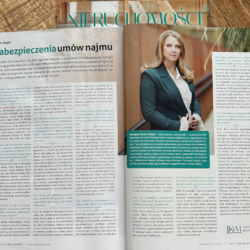 Wywiad z mec. Jarzec-Koślacz pt. „Zabezpieczenia umów najmu”