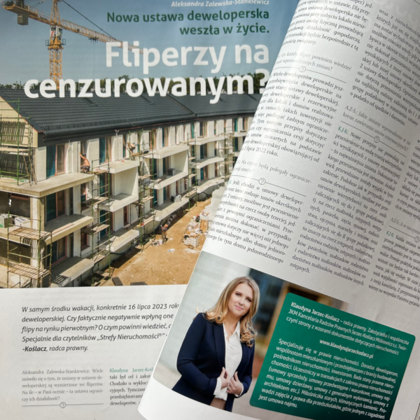 Fliperzy na cenzurowanym? Nowa ustawa deweloperska weszła w życie