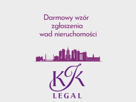Zgłoszenia wad nieruchomości - darmowy wzór