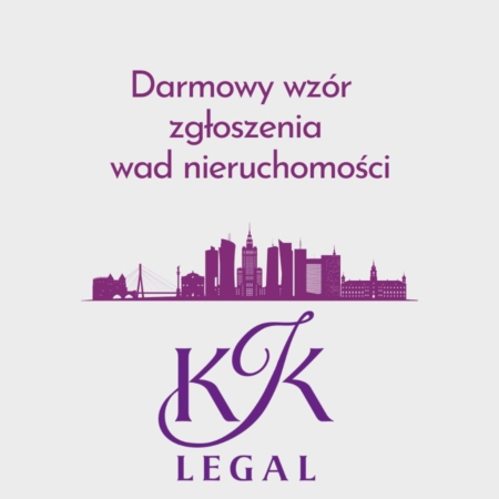 Zgłoszenia wad nieruchomości - darmowy wzór