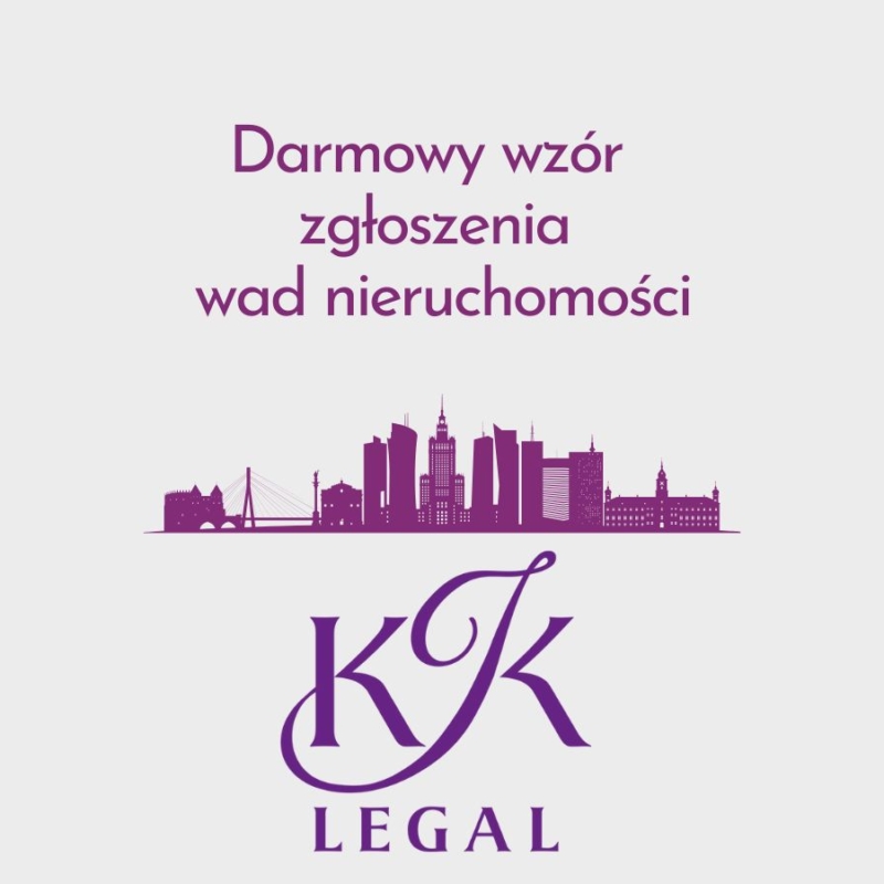 Zgłoszenia wad nieruchomości - darmowy wzór